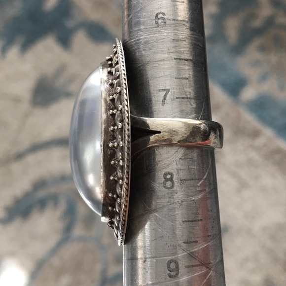 Artisan made solid sterling silver ring - Picture 10 of 11